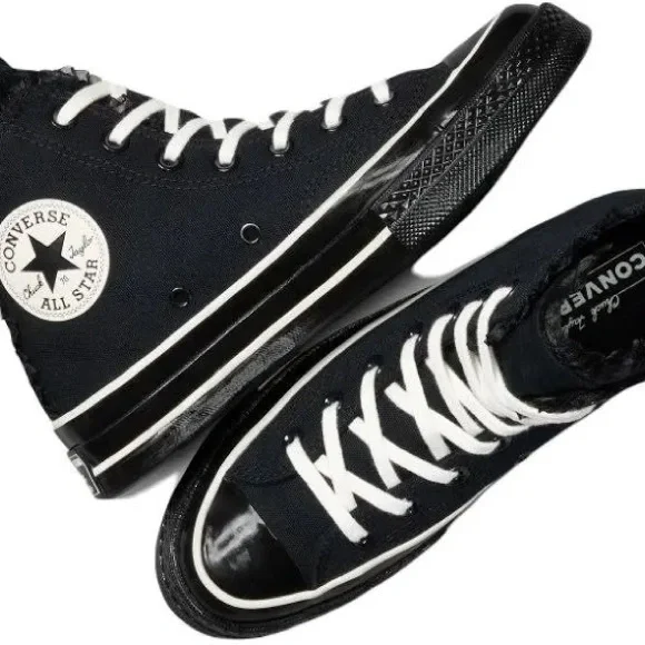 Converse Black Canvas High-Tops - Picture 2 of 7